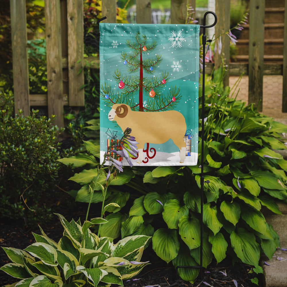 Horned Dorset Sheep Christmas Flag Garden Size BB9347GF  the-store.com.