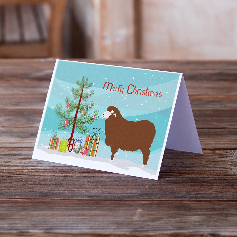 Buy this Merino Sheep Christmas Greeting Cards and Envelopes Pack of 8