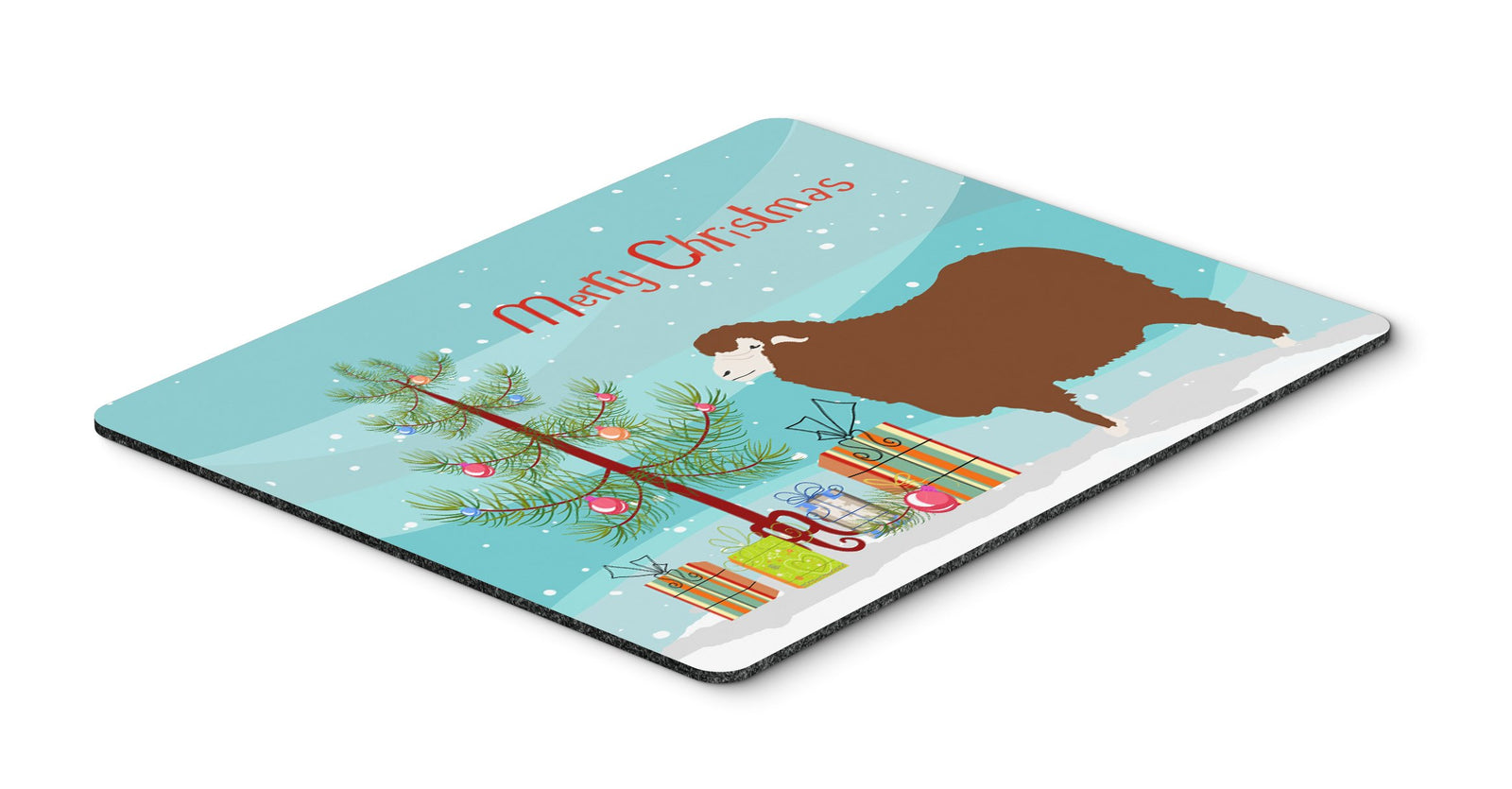 Merino Sheep Christmas Mouse Pad, Hot Pad or Trivet BB9348MP by Caroline's Treasures