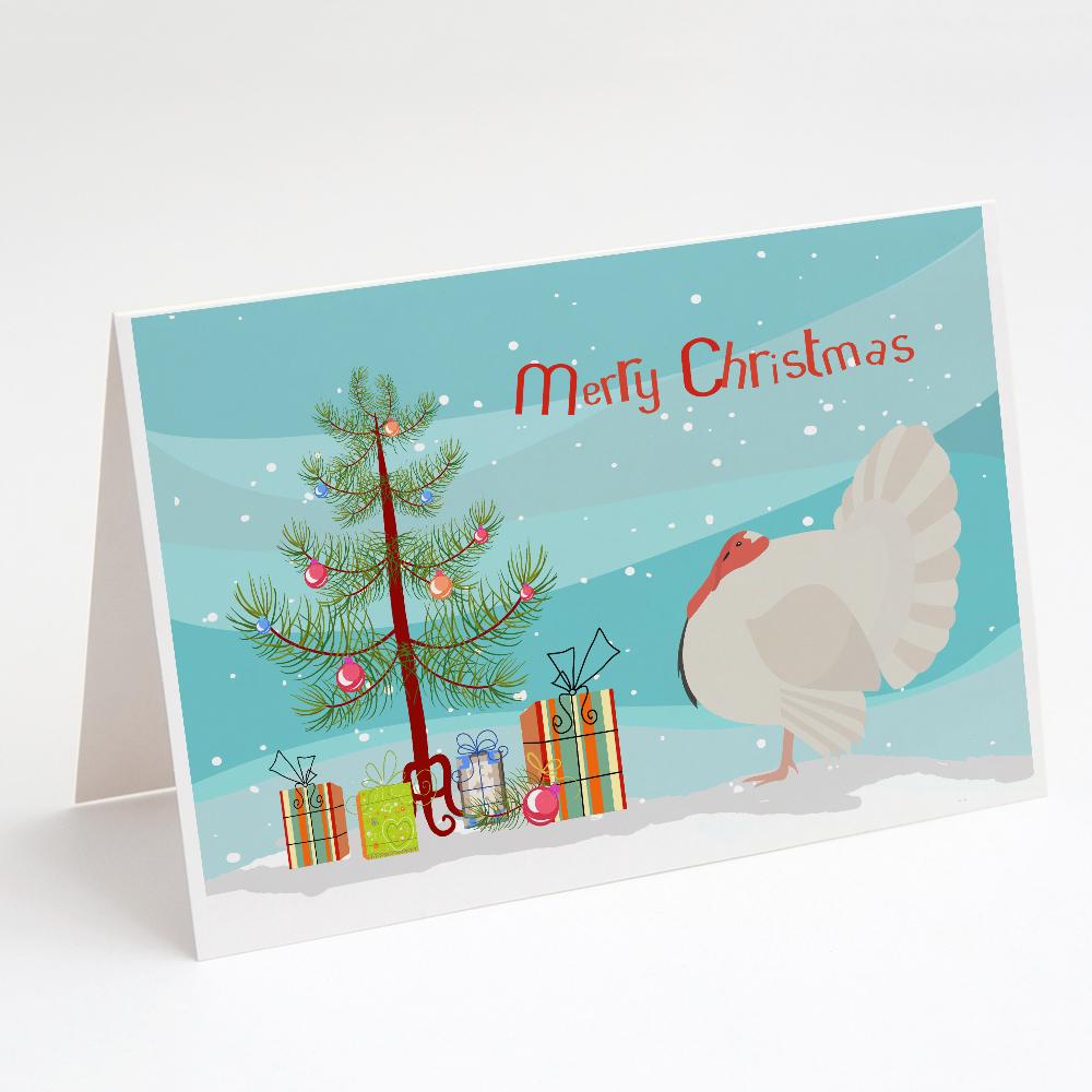 Buy this White Holland Turkey Christmas Greeting Cards and Envelopes Pack of 8