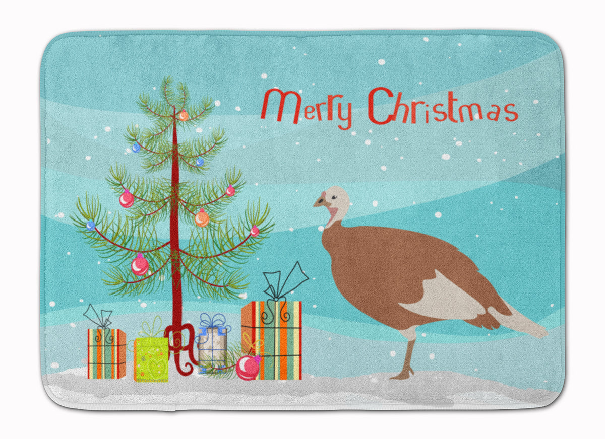 Jersey Buff Turkey Hen Christmas Machine Washable Memory Foam Mat BB9351RUG - the-store.com