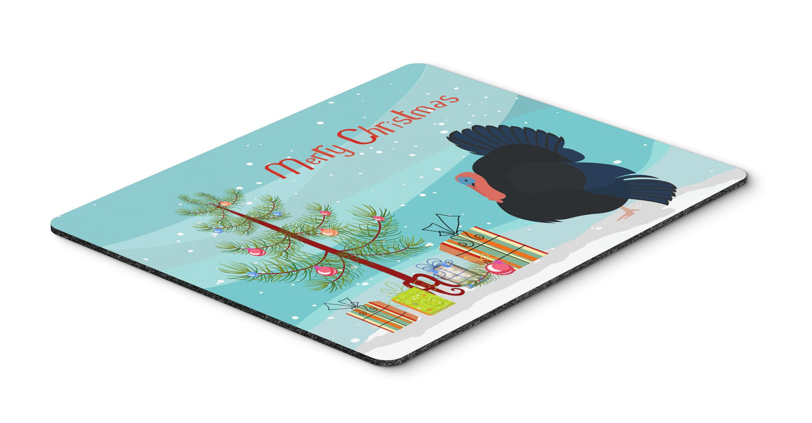 Norfolk Black Turkey Christmas Mouse Pad, Hot Pad or Trivet BB9352MP by Caroline's Treasures