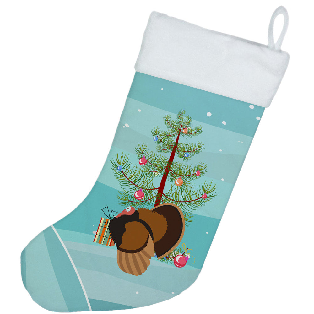 Bronze Turkey Christmas Christmas Stocking BB9353CS  the-store.com.