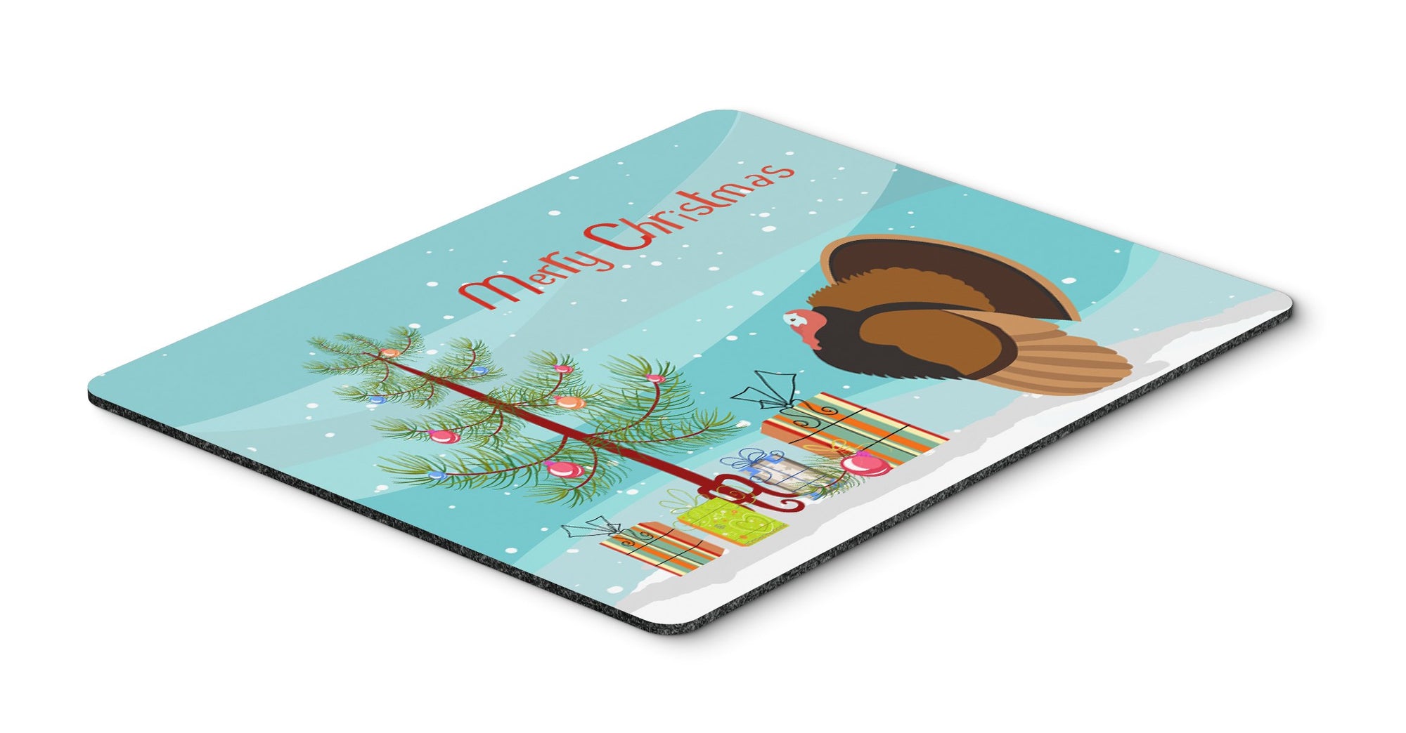 Bronze Turkey Christmas Mouse Pad, Hot Pad or Trivet BB9353MP by Caroline's Treasures