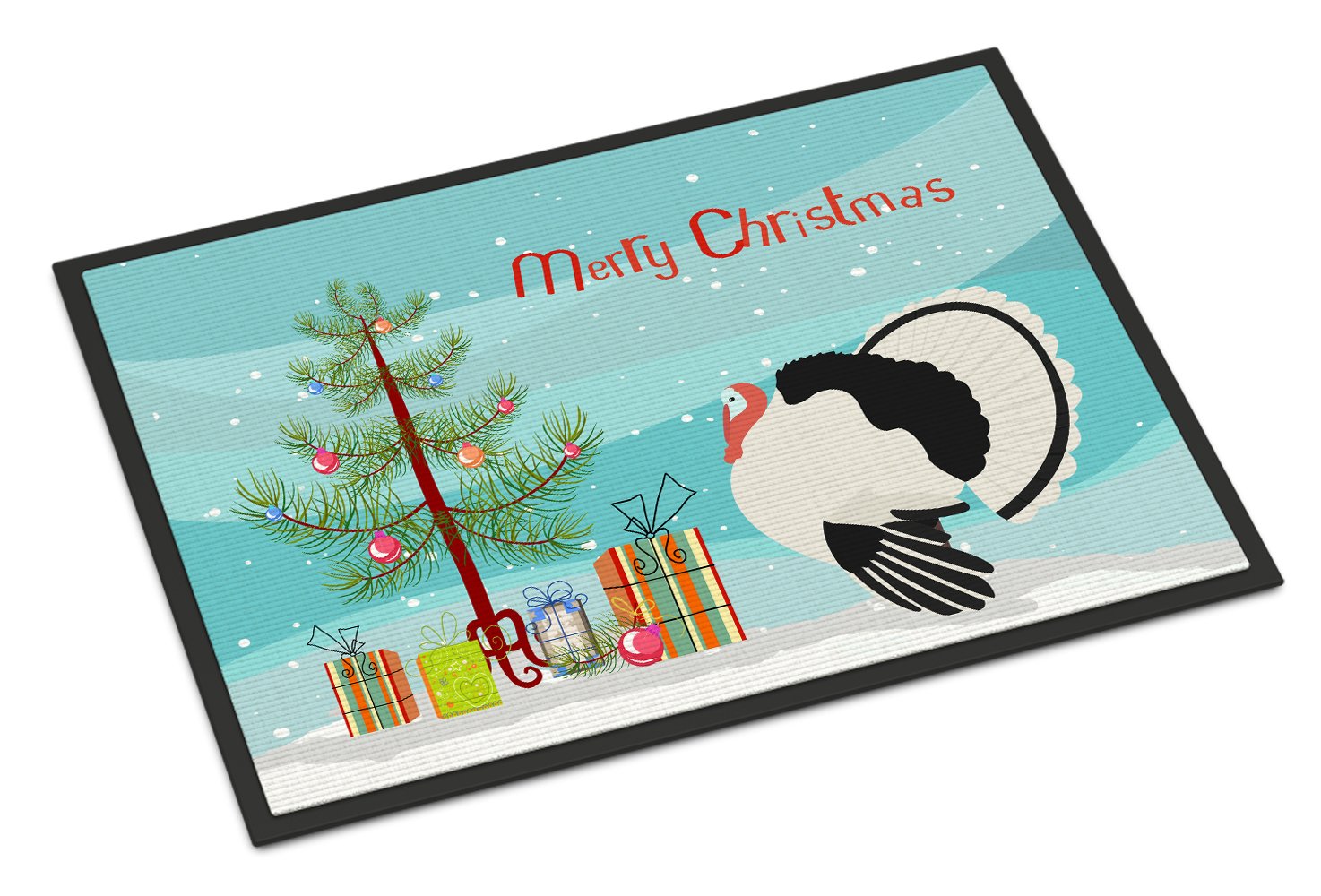 Royal Palm Turkey Christmas Indoor or Outdoor Mat 24x36 BB9355JMAT by Caroline's Treasures