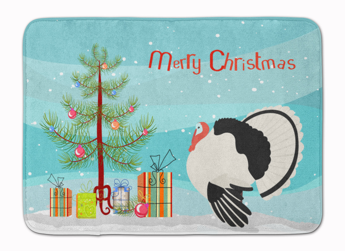 Royal Palm Turkey Christmas Machine Washable Memory Foam Mat BB9355RUG - the-store.com