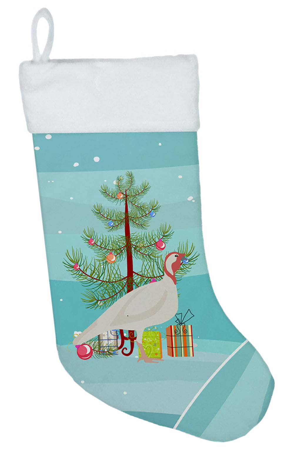 Beltsville Small White Turkey Hen Christmas Christmas Stocking BB9356CS  the-store.com.