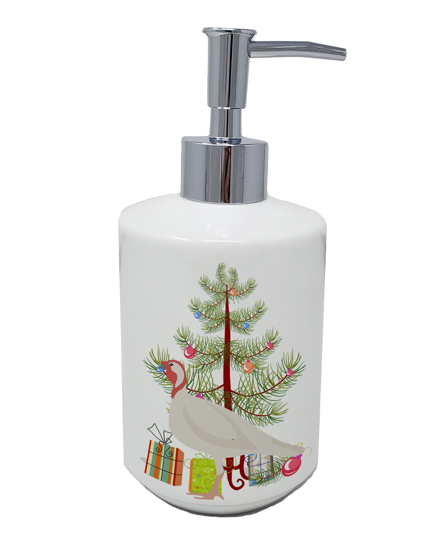 Buy this Beltsville Small White Turkey Hen Christmas Ceramic Soap Dispenser