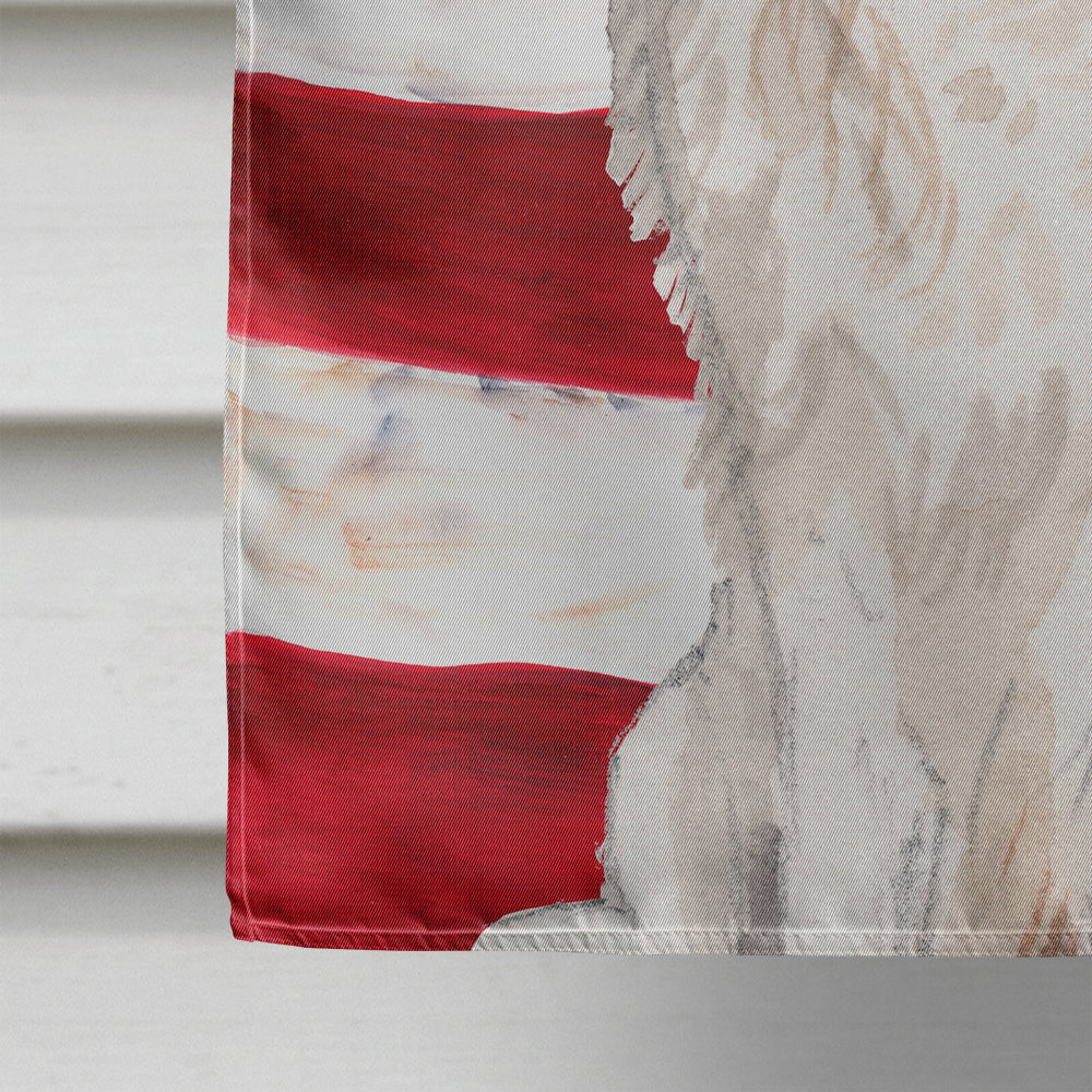 Blenheim Cavalier Spaniel Patriotic Flag Canvas House Size BB9358CHF  the-store.com.