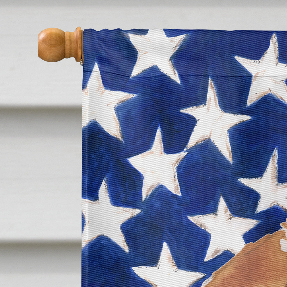 Beagle Patriotic Flag Canvas House Size BB9369CHF  the-store.com.