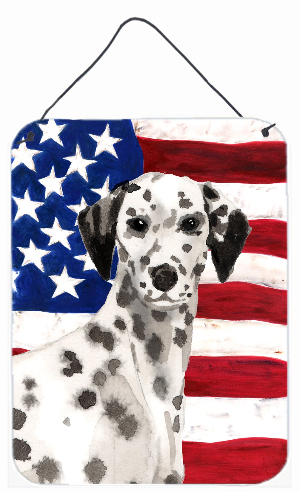 Dalmatian Patriotic Wall or Door Hanging Prints BB9380DS1216 by Caroline's Treasures