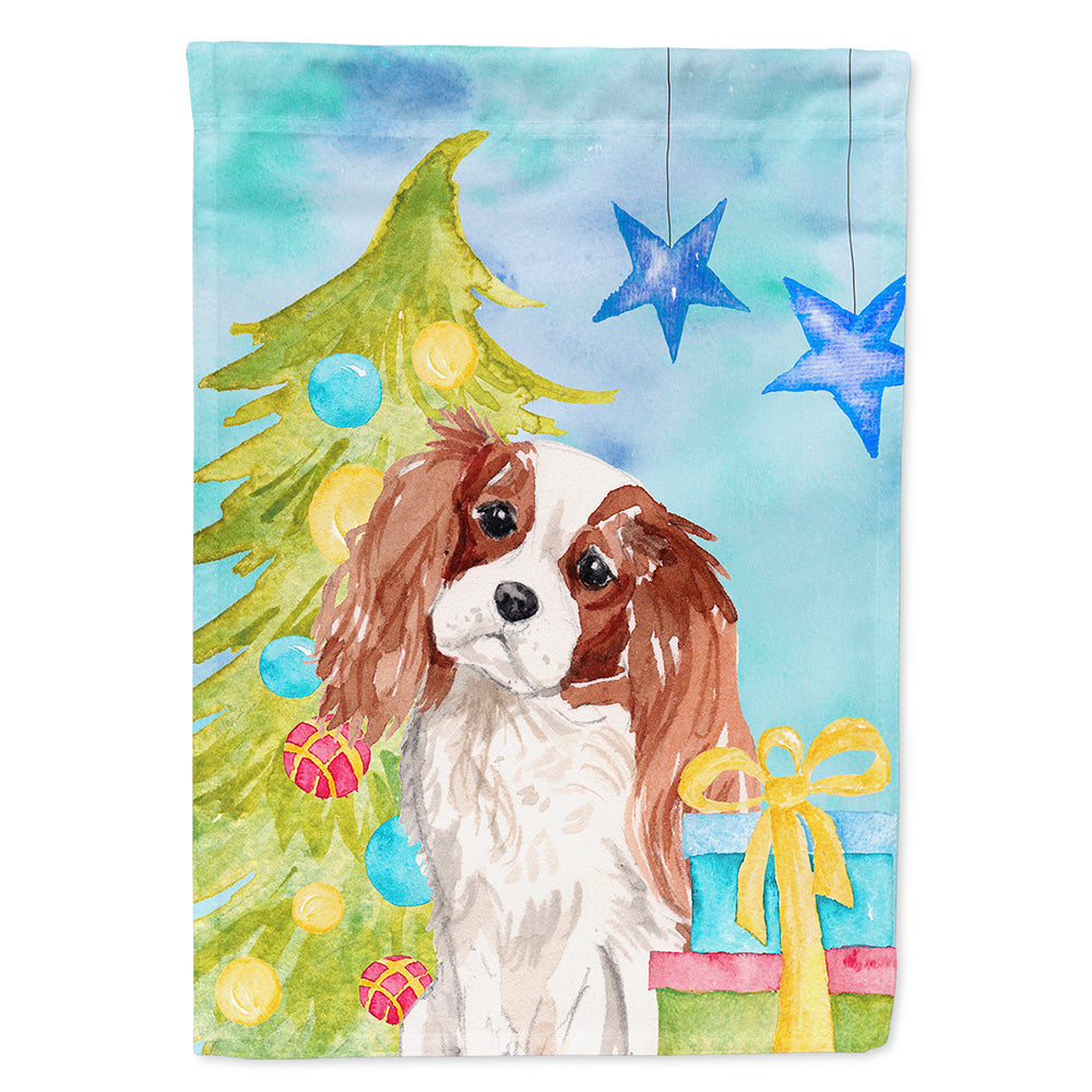 Blenheim Cavalier Spaniel Christmas Flag Canvas House Size BB9393CHF  the-store.com.