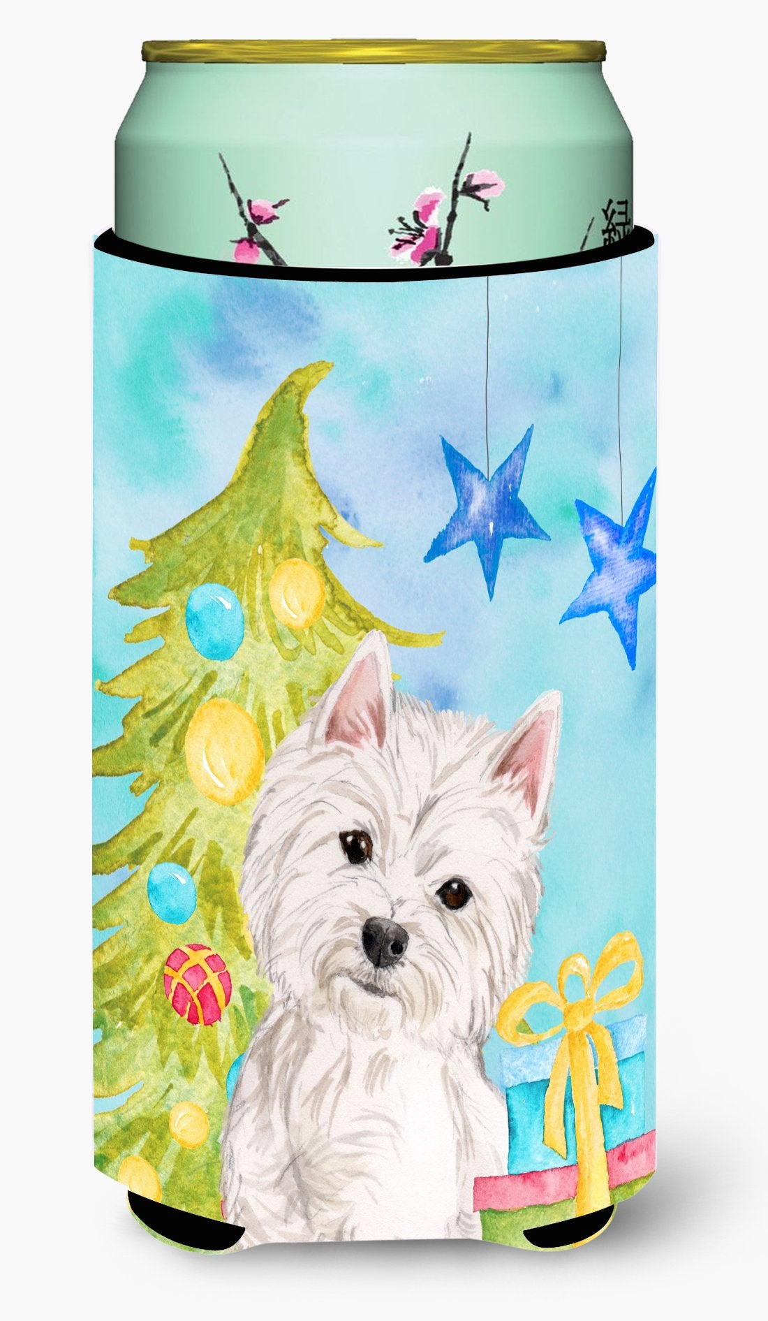 Westie Christmas Tall Boy Beverage Insulator Hugger BB9394TBC by Caroline's Treasures