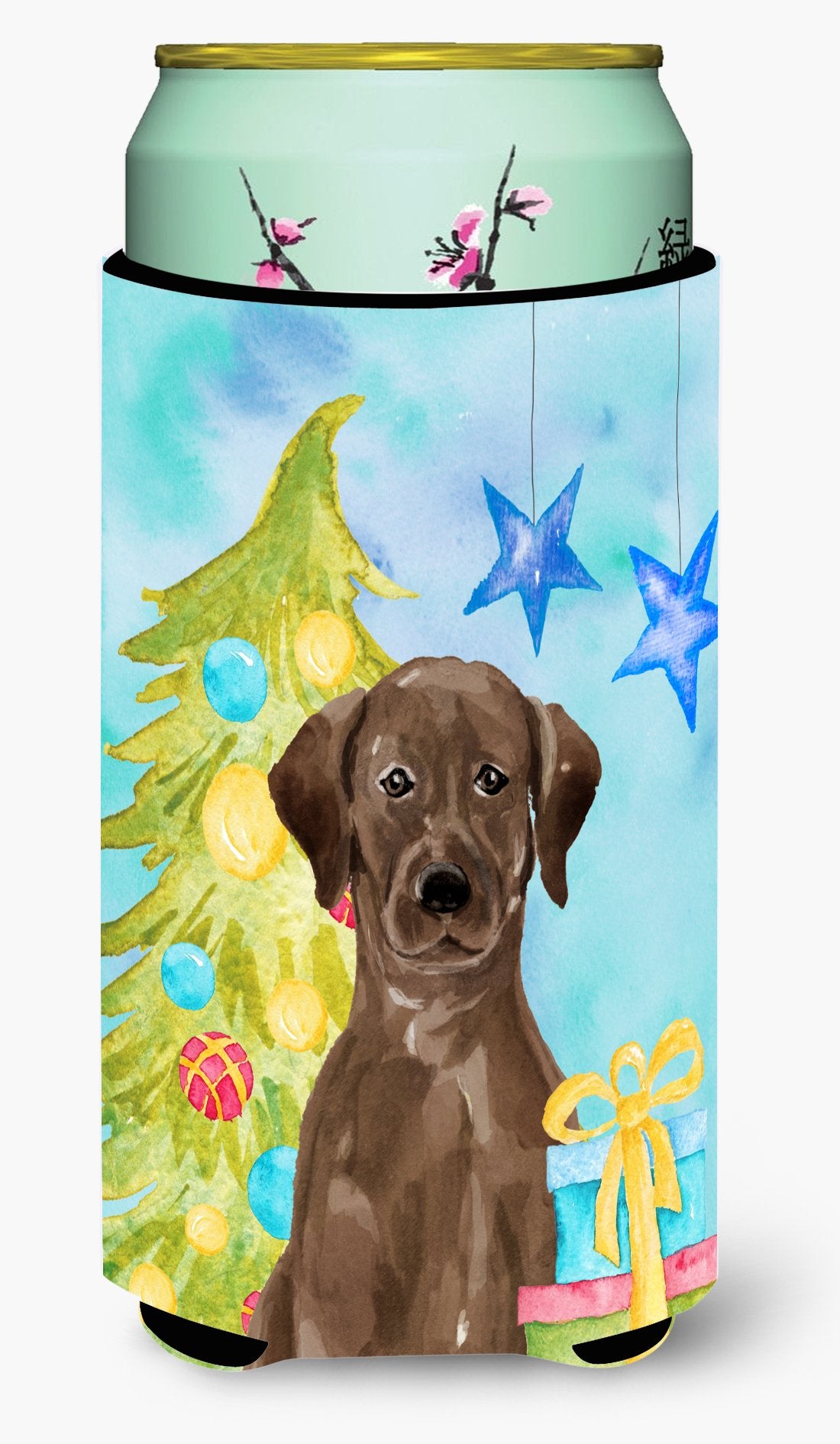 Chocolate Labrador Christmas Tall Boy Beverage Insulator Hugger BB9400TBC by Caroline's Treasures