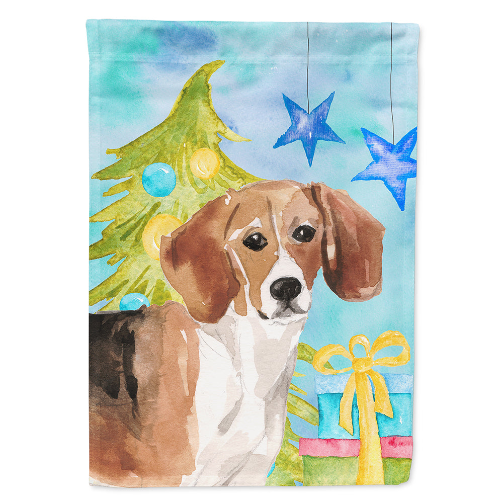 Beagle Christmas Flag Canvas House Size BB9404CHF  the-store.com.