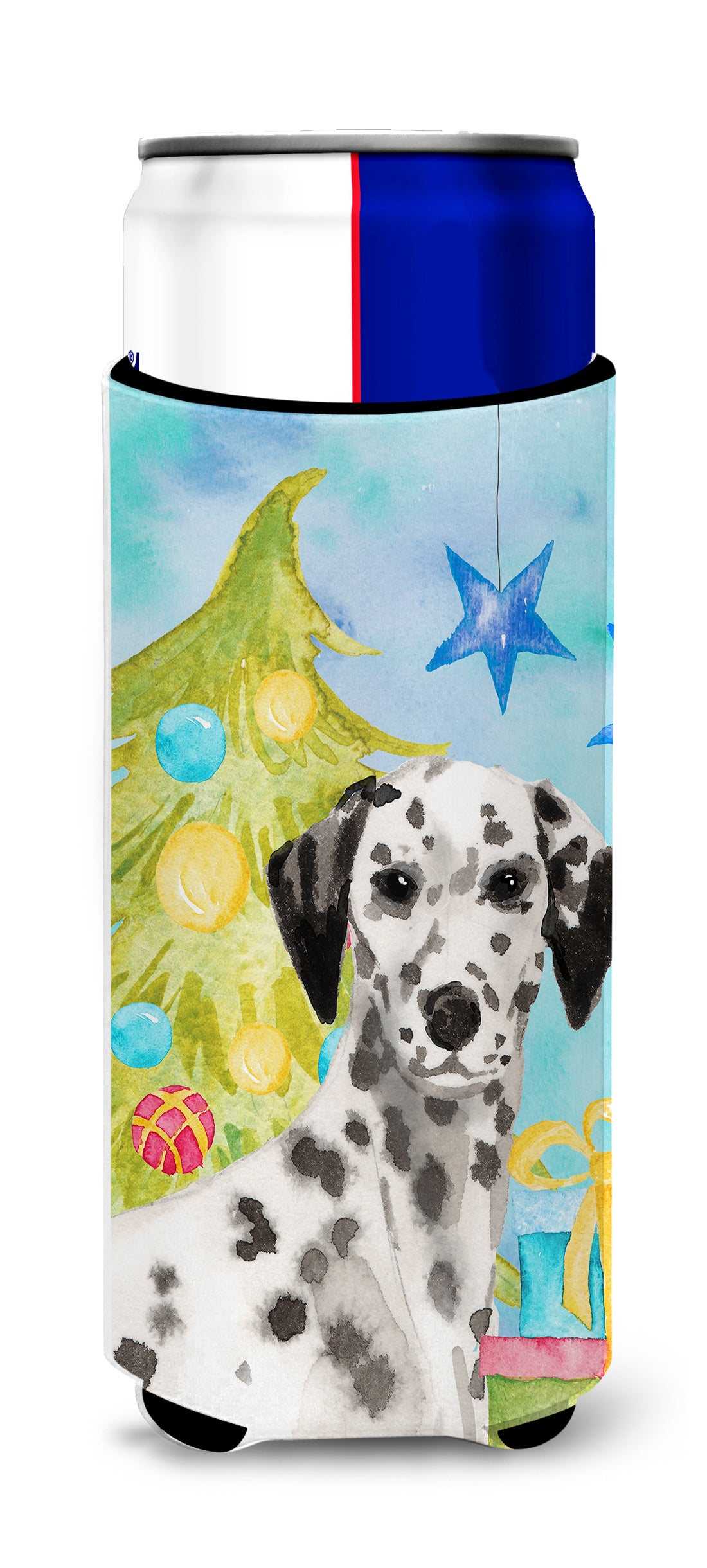 Dalmatian Christmas  Ultra Hugger for slim cans BB9415MUK  the-store.com.