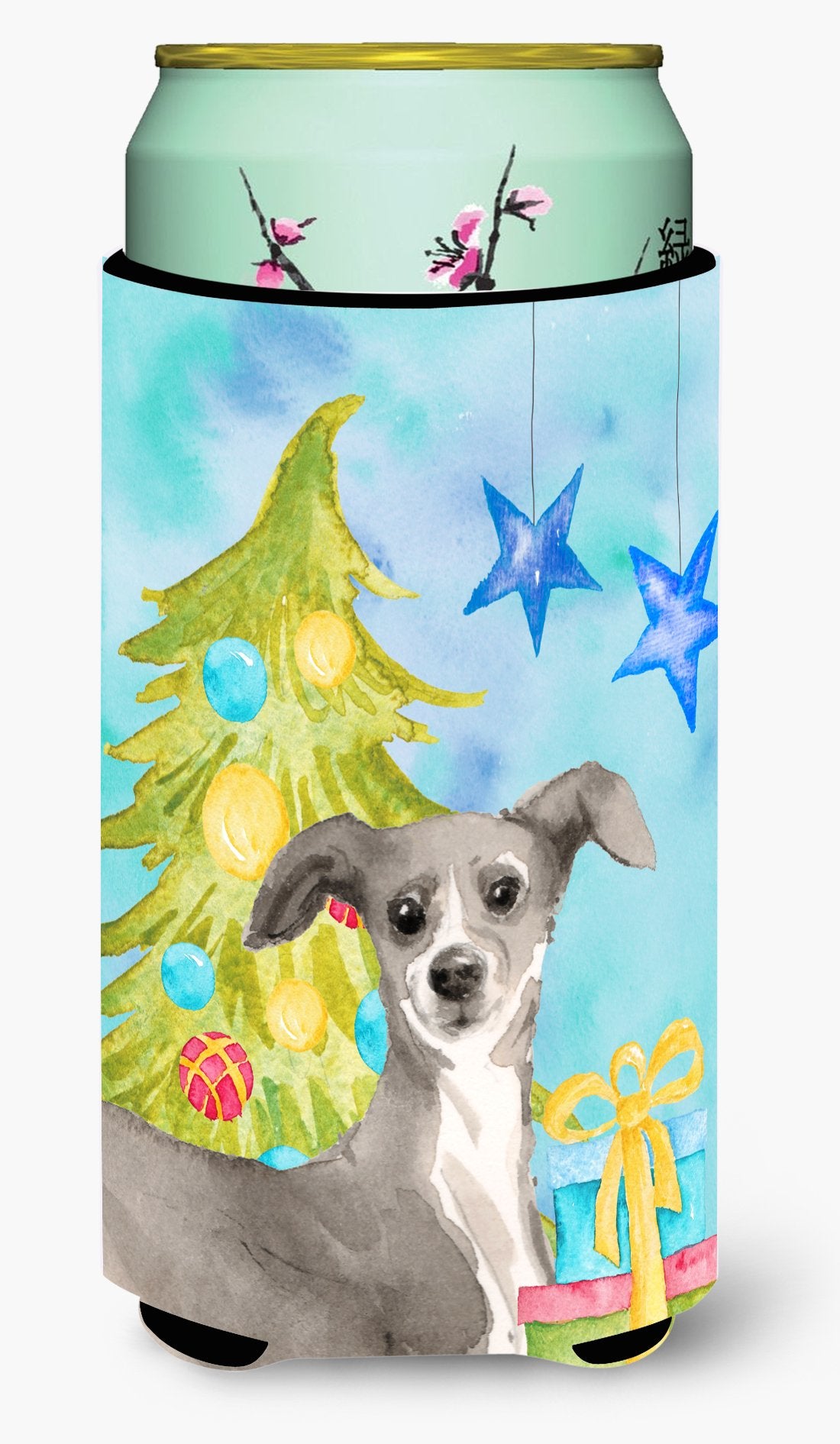 Italian Greyhound Christmas Tall Boy Beverage Insulator Hugger BB9422TBC by Caroline&#39;s Treasures