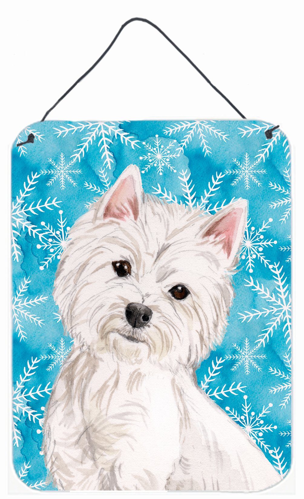 Westie Winter Wall or Door Hanging Prints BB9429DS1216 by Caroline's Treasures