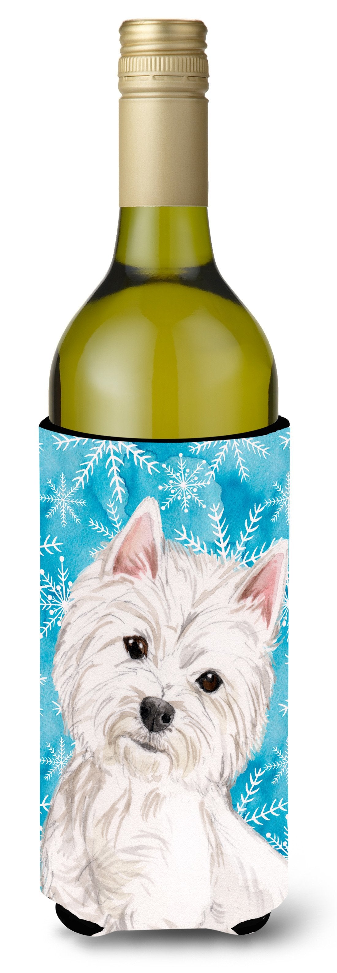 Westie Winter Wine Bottle Beverge Insulator Hugger BB9429LITERK by Caroline's Treasures