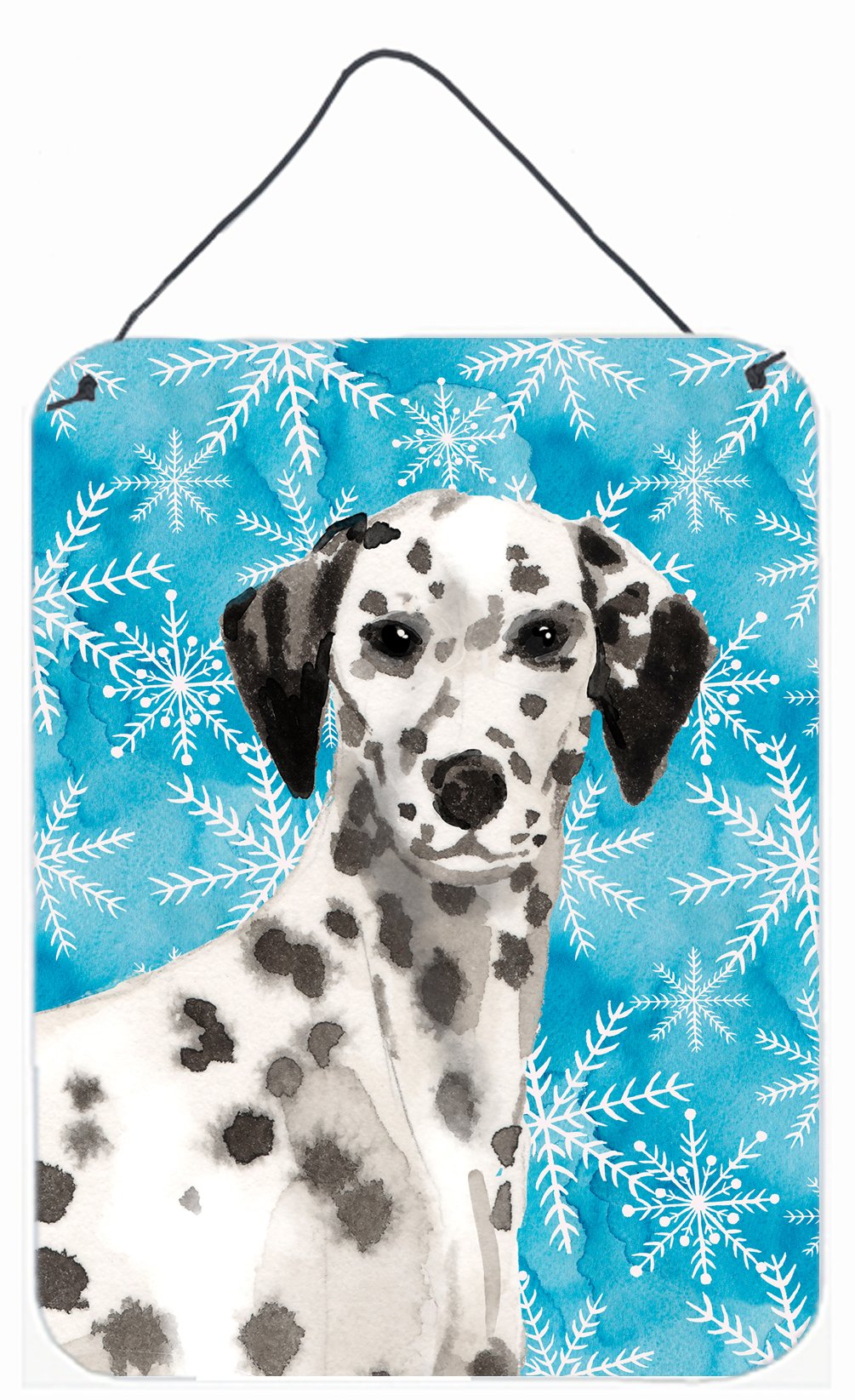 Dalmatian Winter Wall or Door Hanging Prints BB9450DS1216 by Caroline's Treasures