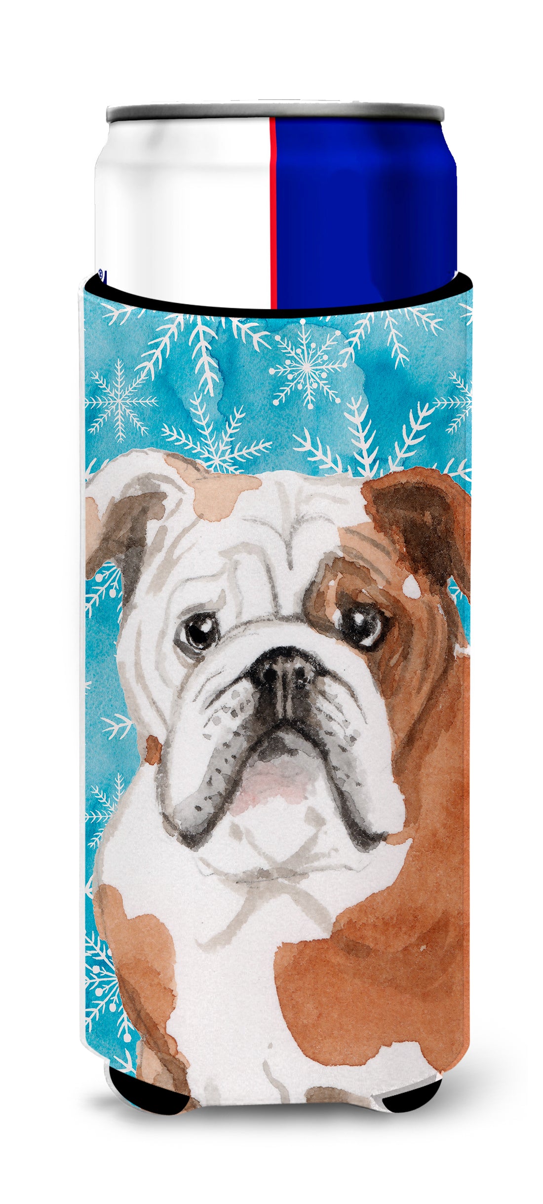 English Bulldog Winter  Ultra Hugger for slim cans BB9451MUK  the-store.com.