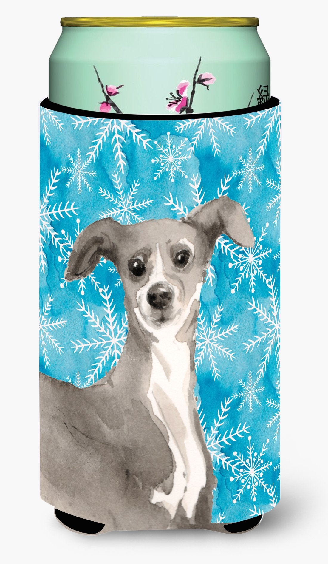 Italian Greyhound Winter Tall Boy Beverage Insulator Hugger BB9457TBC by Caroline's Treasures