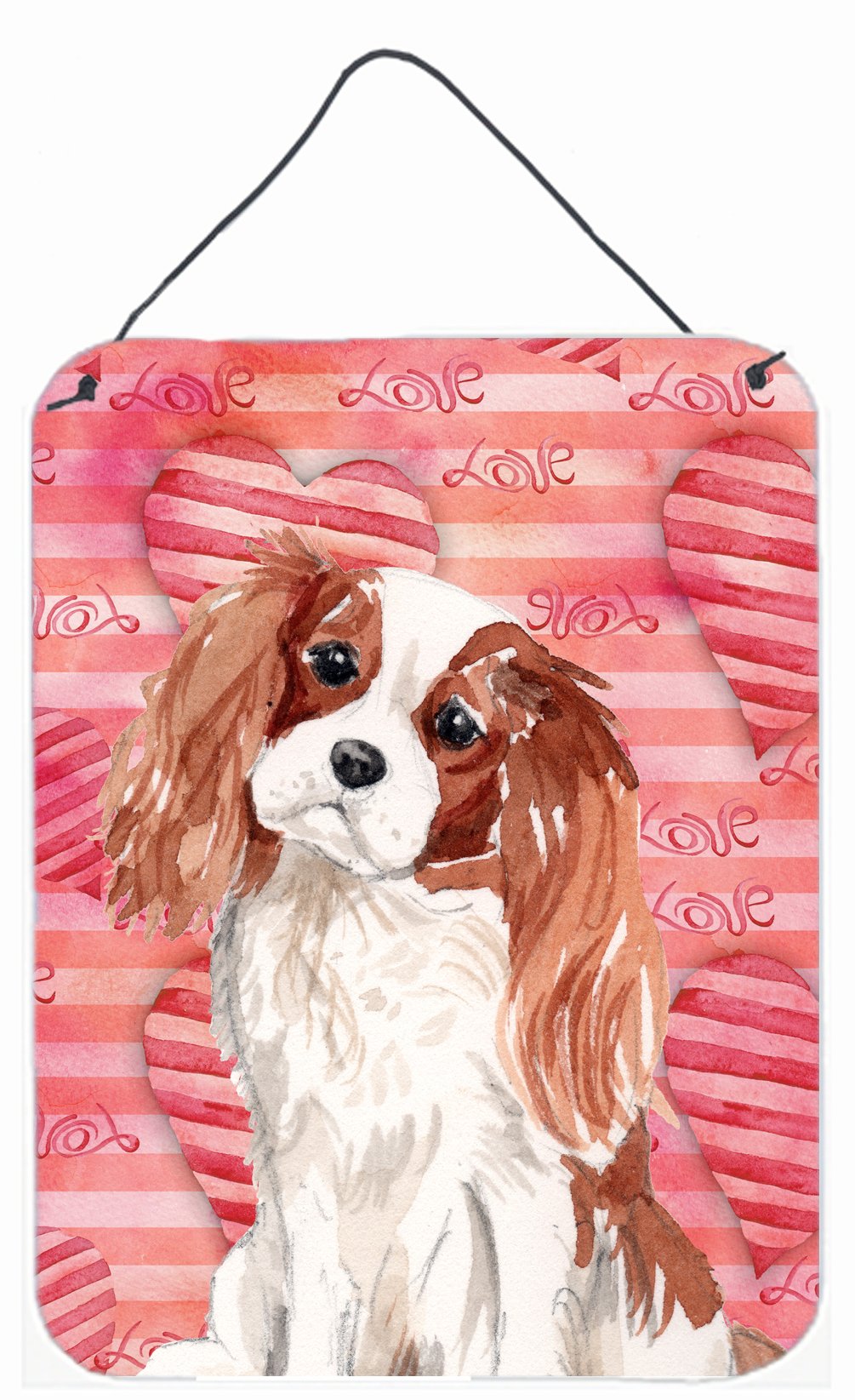 Blenheim Cavalier Spaniel Love Wall or Door Hanging Prints BB9463DS1216 by Caroline&#39;s Treasures