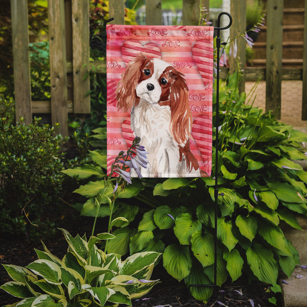 Blenheim Cavalier Spaniel Love Flag Garden Size BB9463GF  the-store.com.