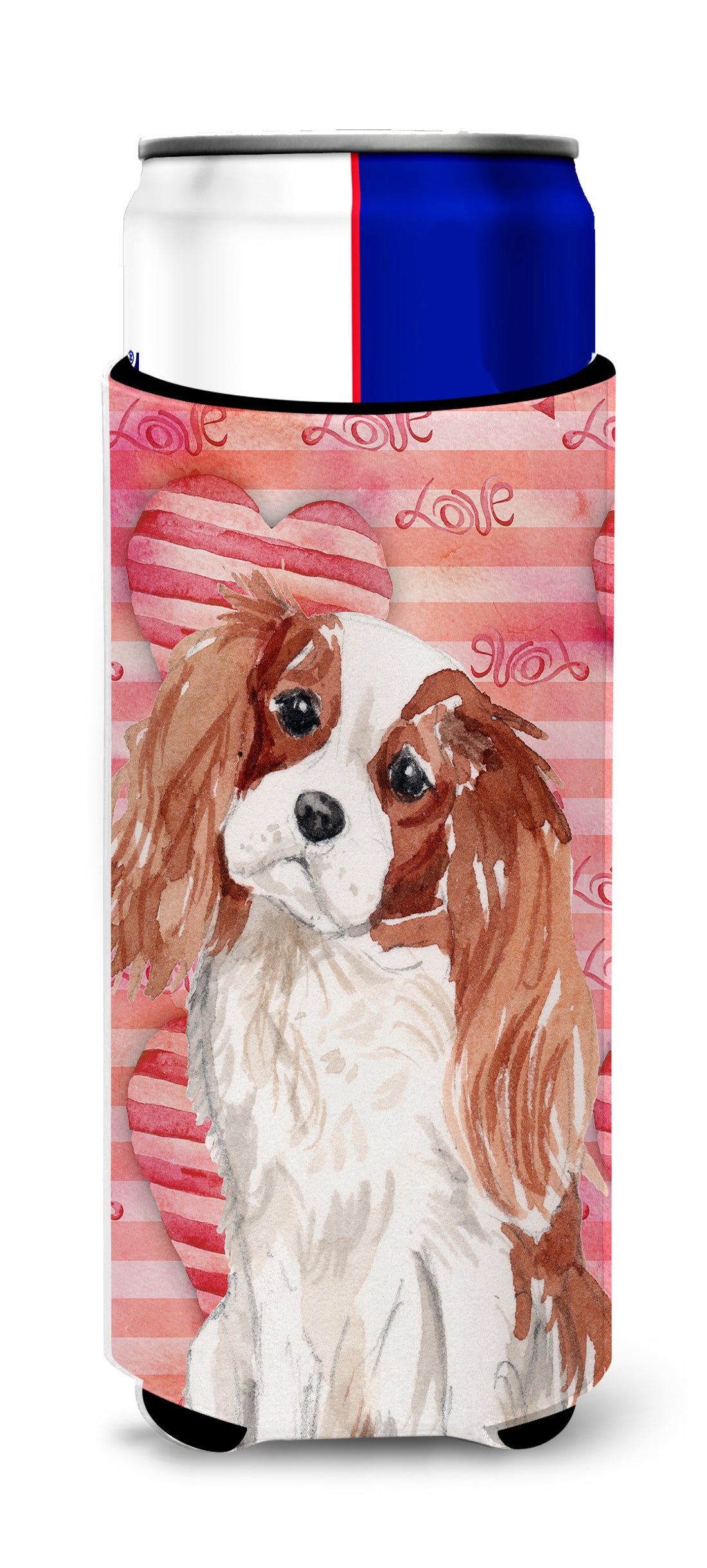 Blenheim Cavalier Spaniel Love  Ultra Hugger for slim cans BB9463MUK  the-store.com.