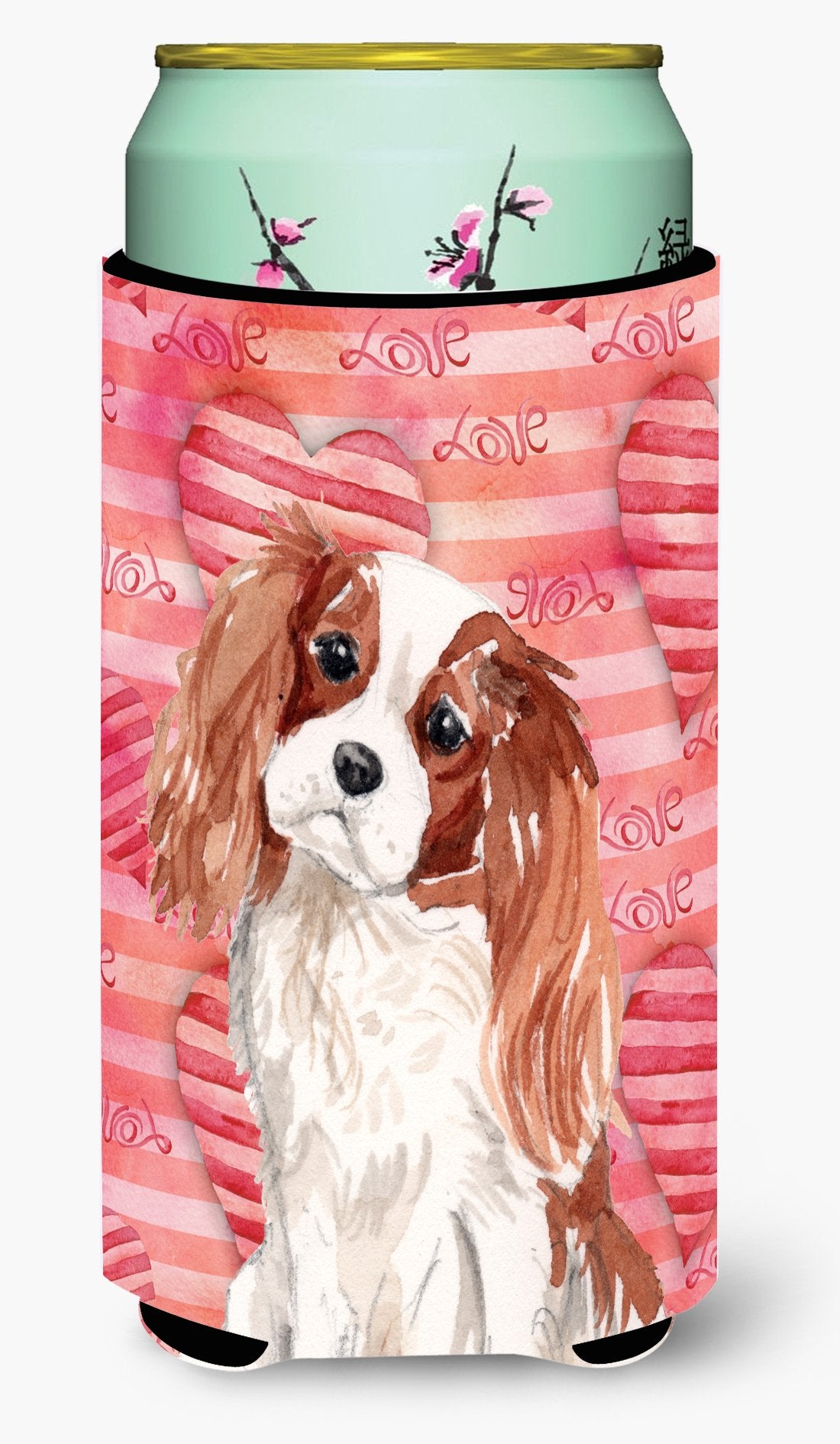 Blenheim Cavalier Spaniel Love Tall Boy Beverage Insulator Hugger BB9463TBC by Caroline's Treasures