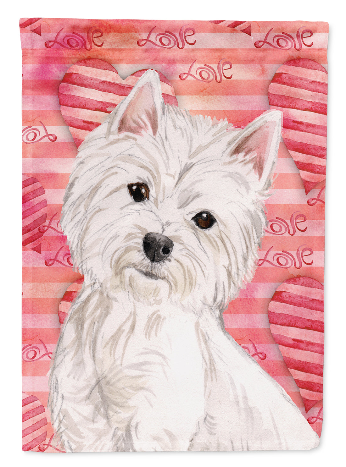 Westie Love Flag Garden Size BB9464GF  the-store.com.