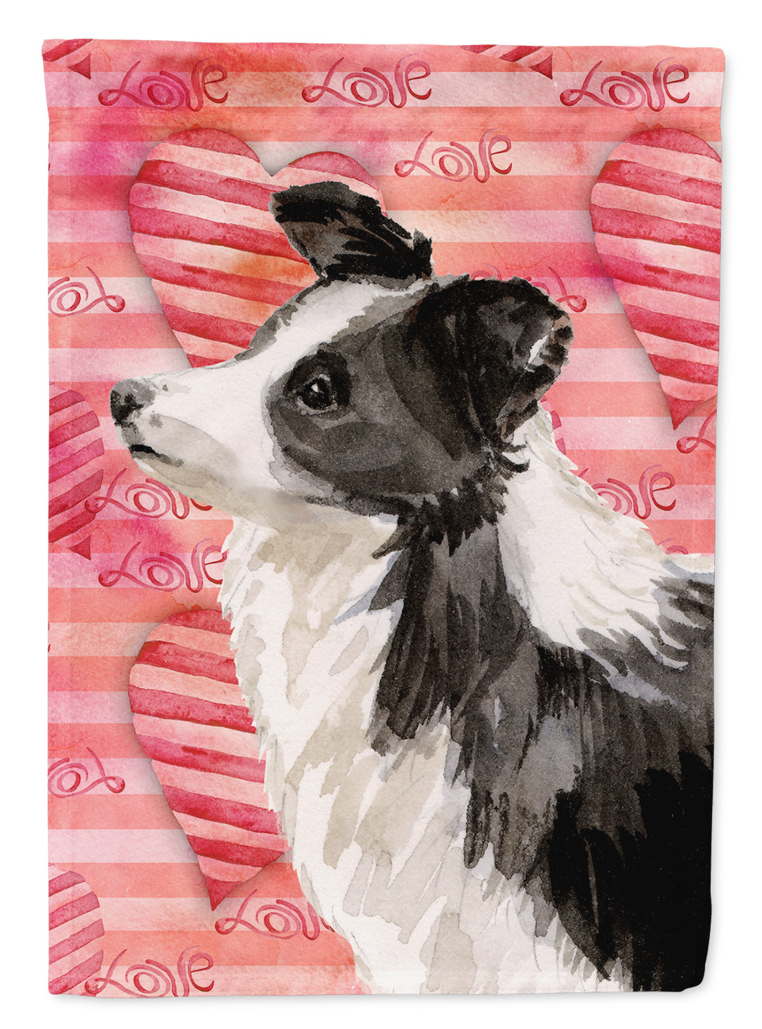 Border Collie Love Flag Garden Size BB9478GF  the-store.com.