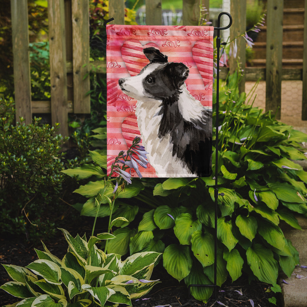 Border Collie Love Flag Garden Size BB9478GF  the-store.com.