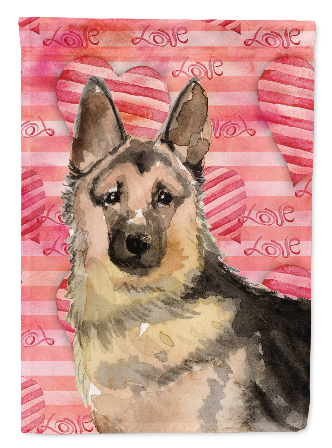 German Shepherd Love Flag Garden Size BB9488GF  the-store.com.