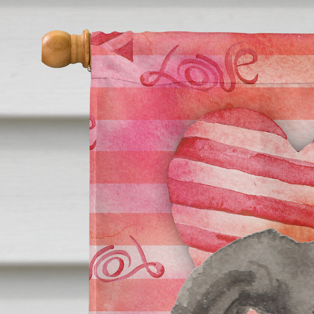 Italian Greyhound Love Flag Canvas House Size BB9492CHF  the-store.com.