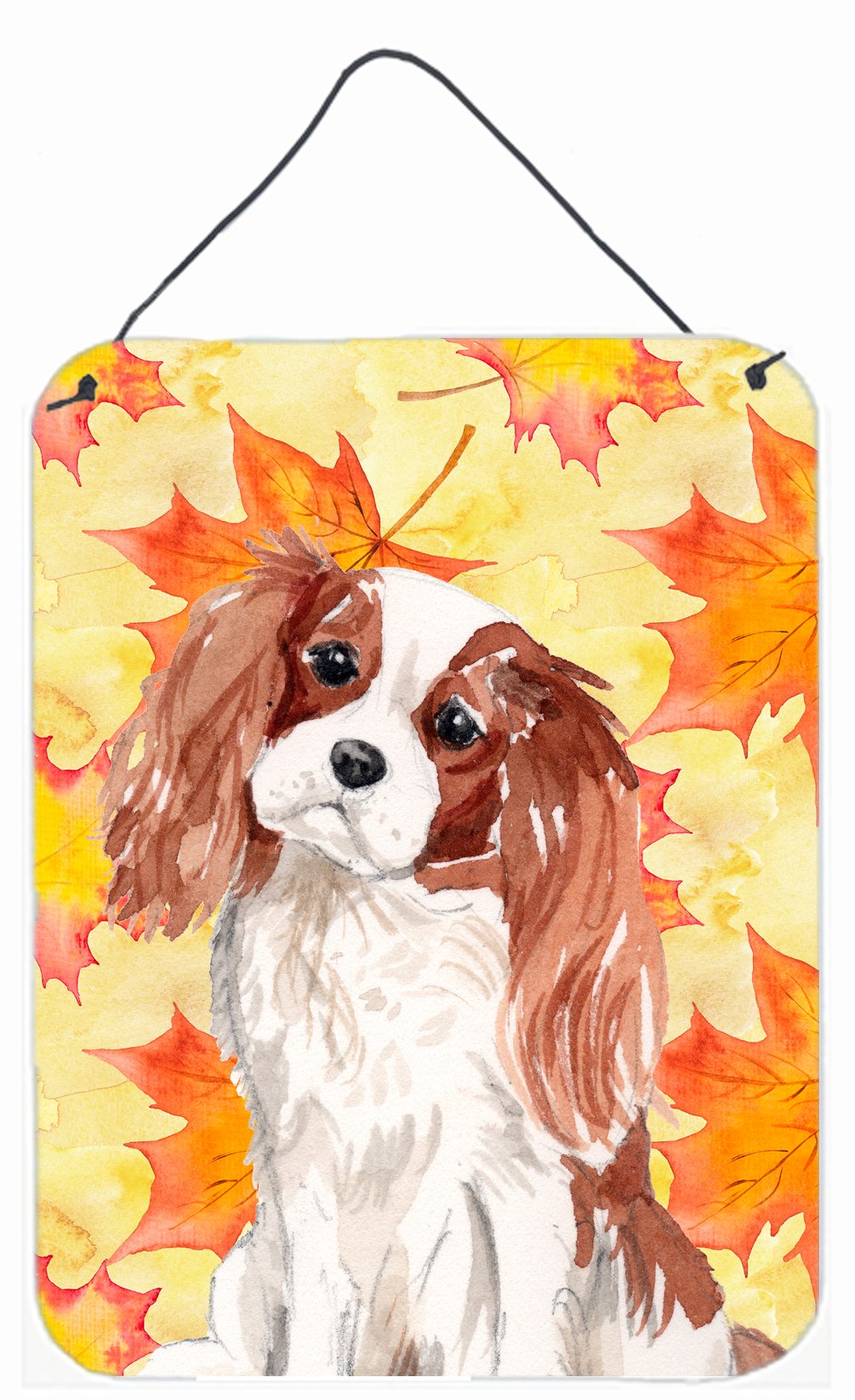 Blenheim Cavalier Spaniel Fall Wall or Door Hanging Prints BB9498DS1216 by Caroline&#39;s Treasures