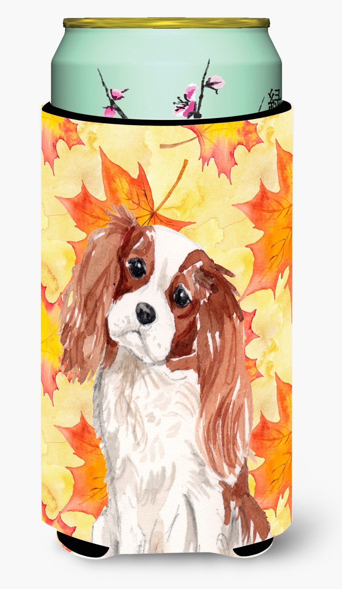 Blenheim Cavalier Spaniel Fall Tall Boy Beverage Insulator Hugger BB9498TBC by Caroline's Treasures