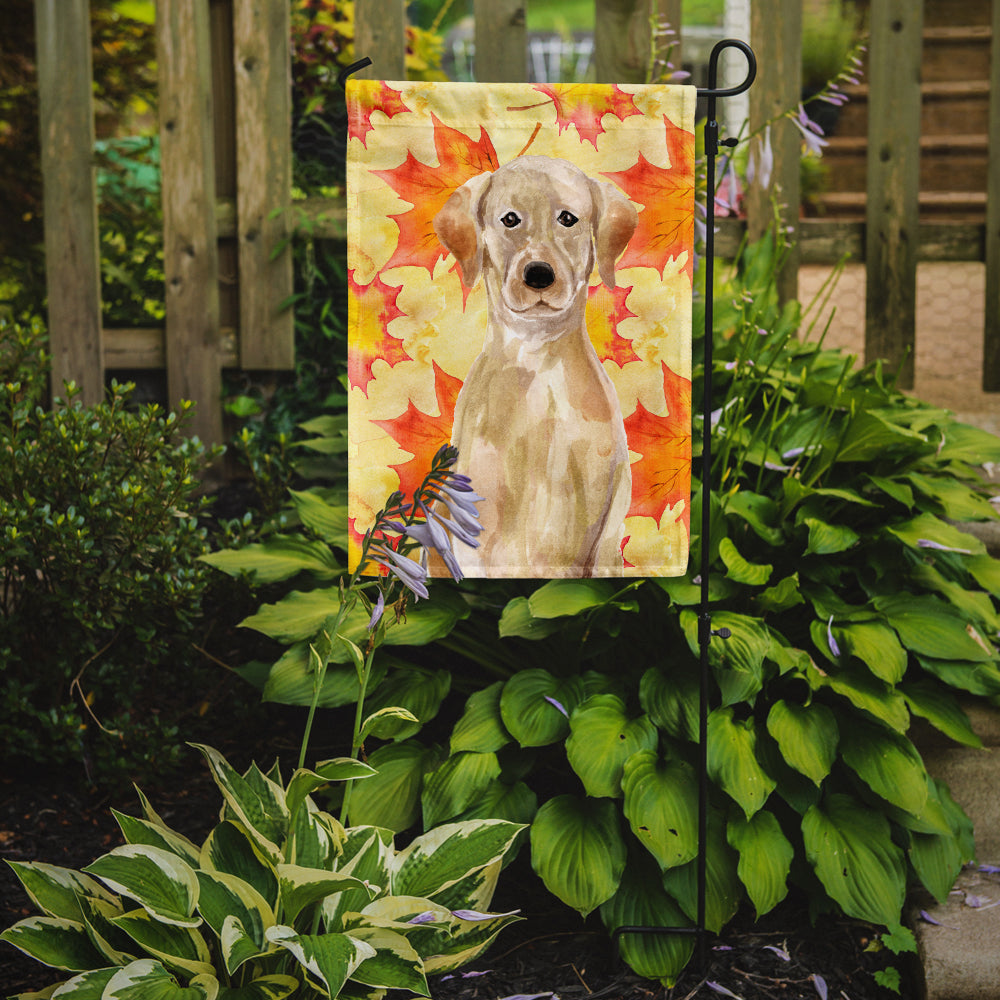 Yellow Labrador Fall Flag Garden Size BB9506GF  the-store.com.