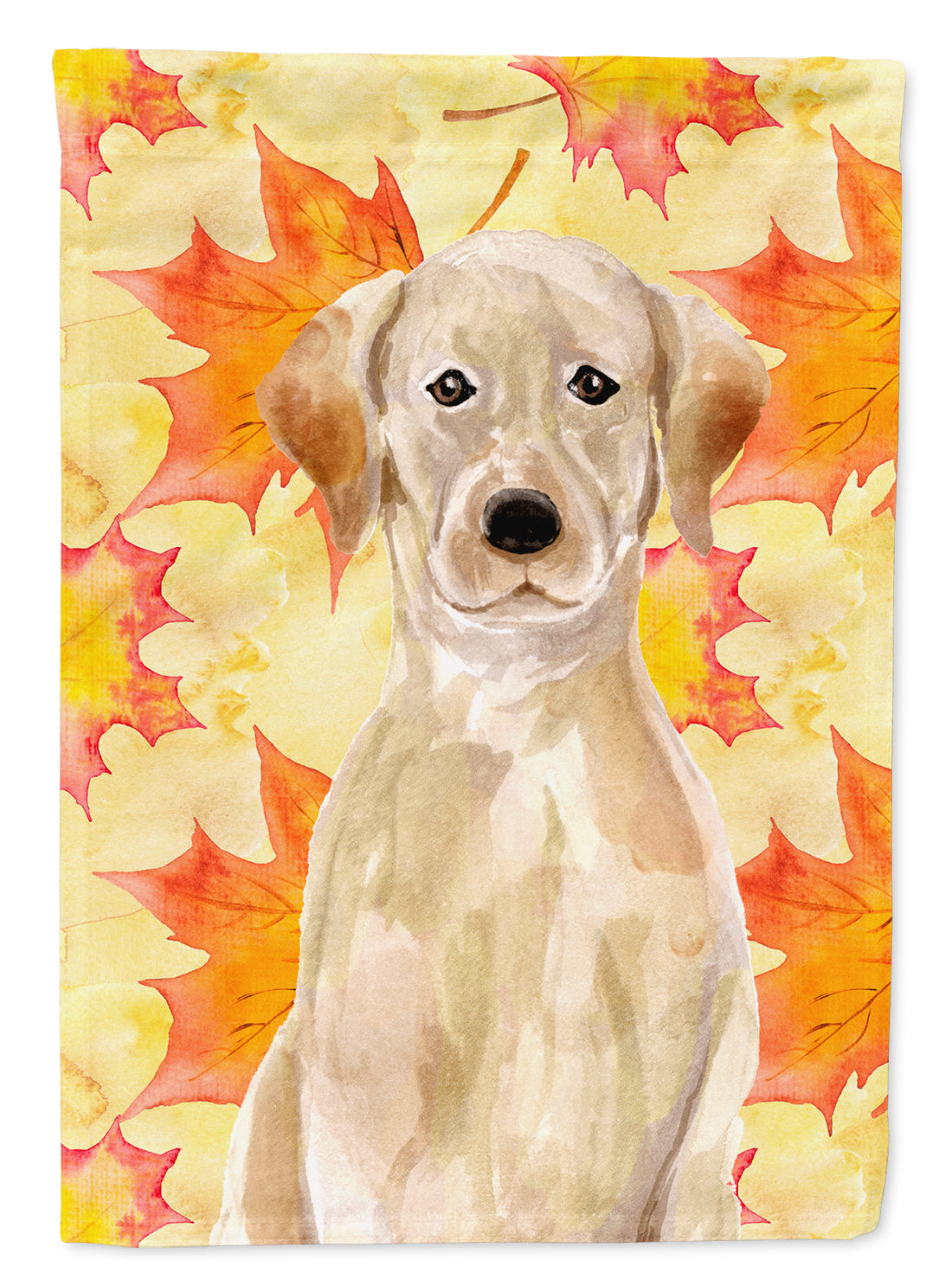 Yellow Labrador Fall Flag Garden Size BB9506GF  the-store.com.