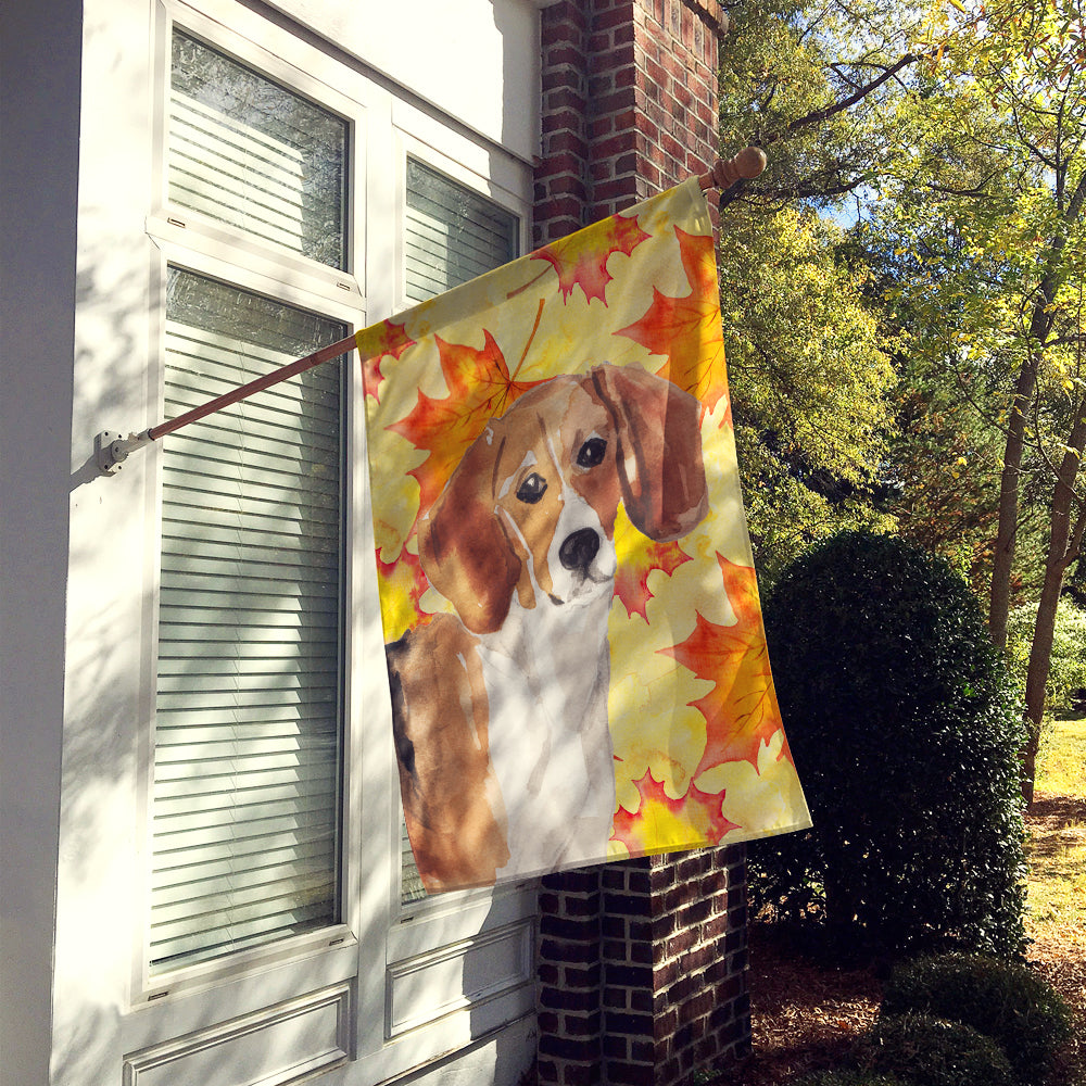 Beagle Fall Flag Canvas House Size BB9509CHF  the-store.com.