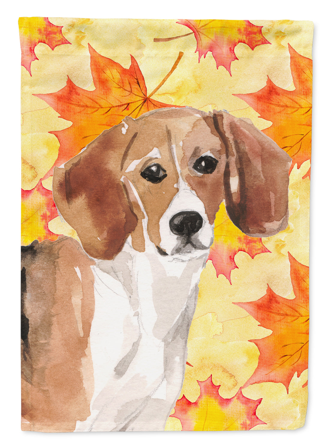 Beagle Fall Flag Canvas House Size BB9509CHF  the-store.com.