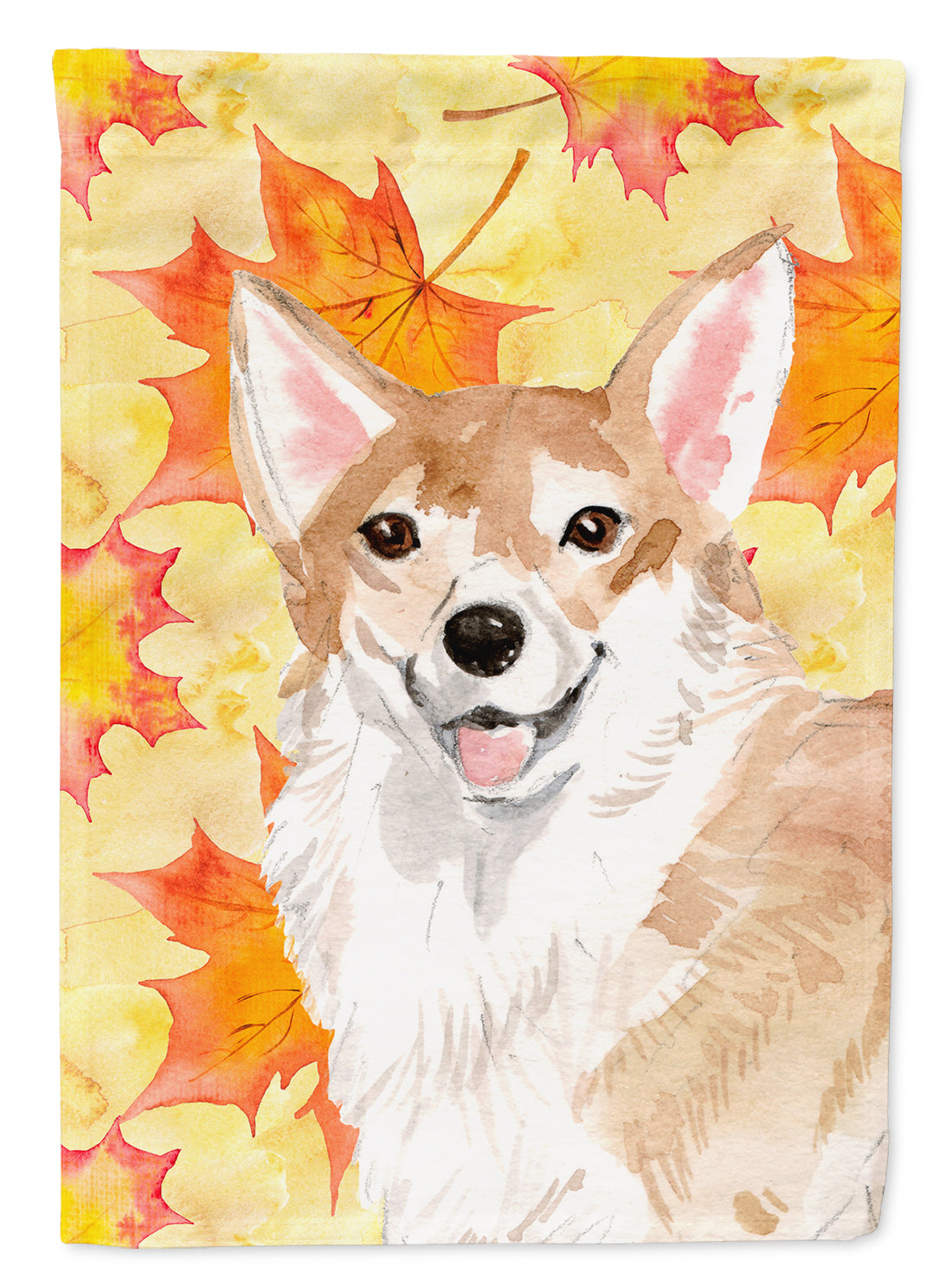 Corgi Fall Flag Garden Size BB9519GF  the-store.com.