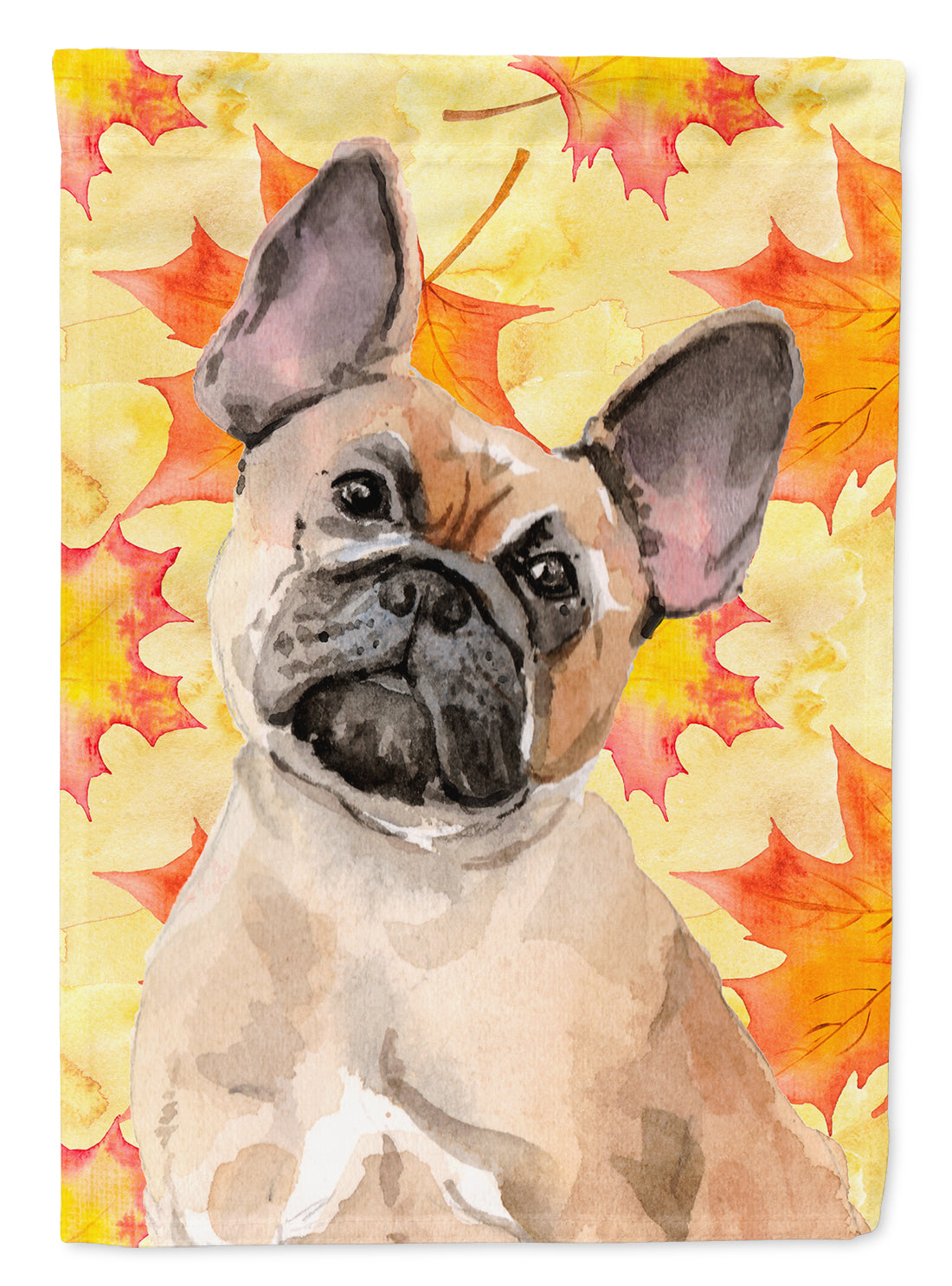 Fawn French Bulldog Fall Flag Garden Size BB9522GF  the-store.com.