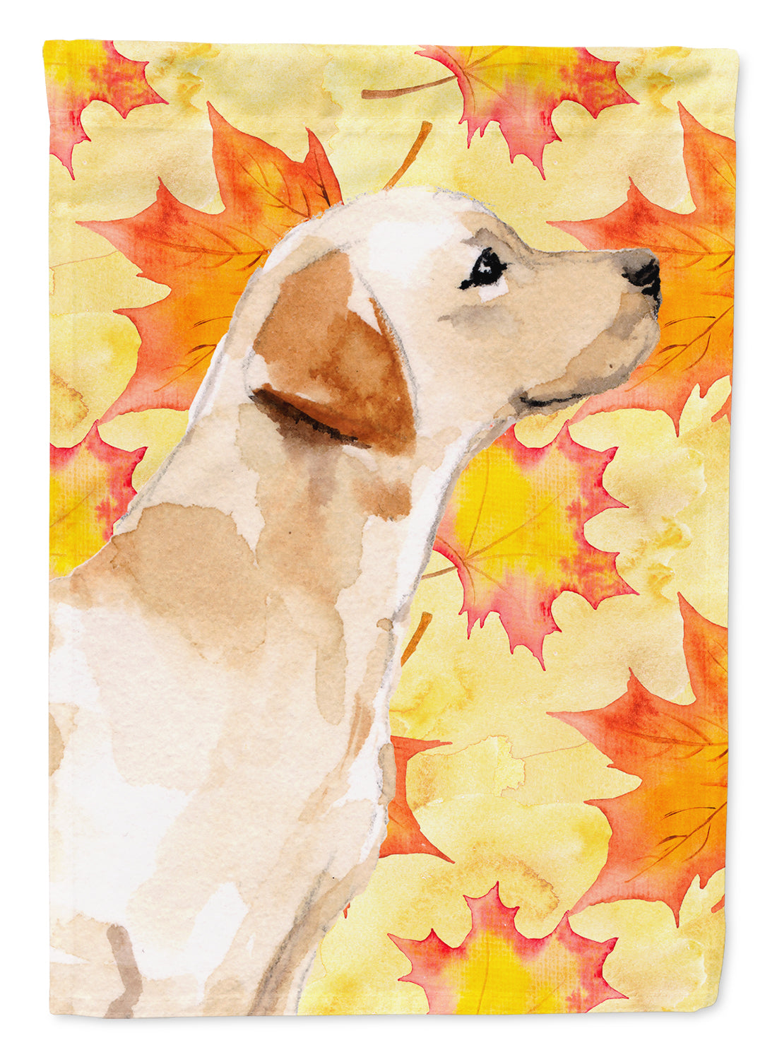 Yellow Labrador #2 Fall Flag Garden Size BB9528GF  the-store.com.