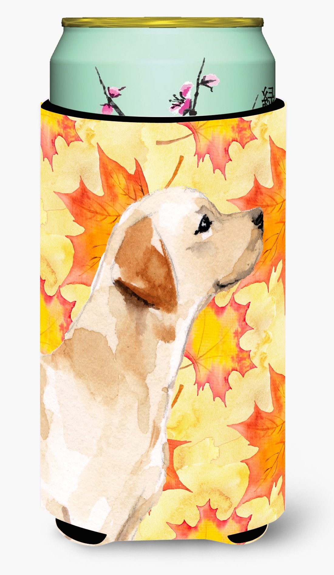 Yellow Labrador #2 Fall Tall Boy Beverage Insulator Hugger BB9528TBC by Caroline's Treasures