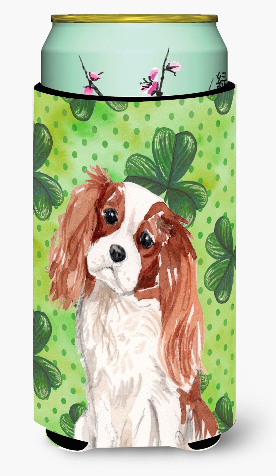 Blenheim Cavalier Spaniel St. Patrick's Tall Boy Beverage Insulator Hugger BB9533TBC by Caroline's Treasures