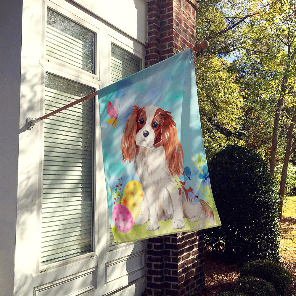 Blenheim Cavalier Spaniel Easter Flag Canvas House Size BB9603CHF  the-store.com.