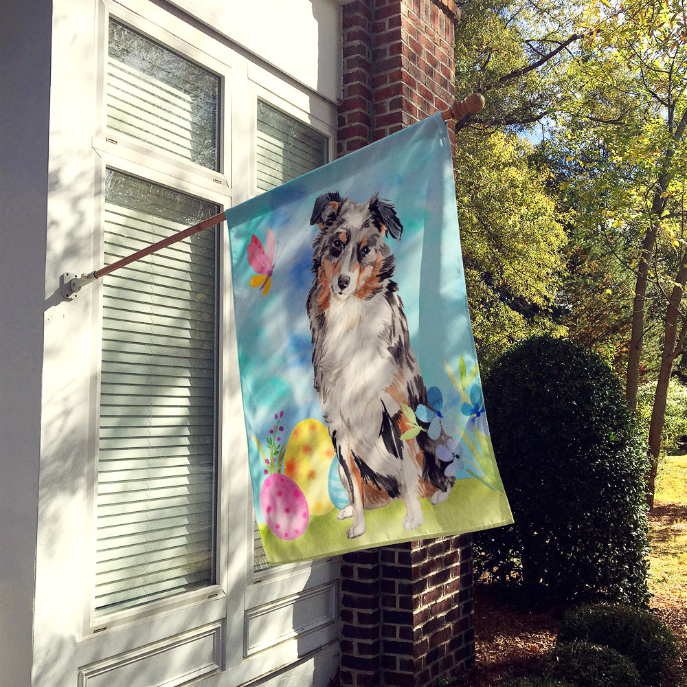 Australian Shepherd Easter Flag Canvas House Size BB9607CHF  the-store.com.