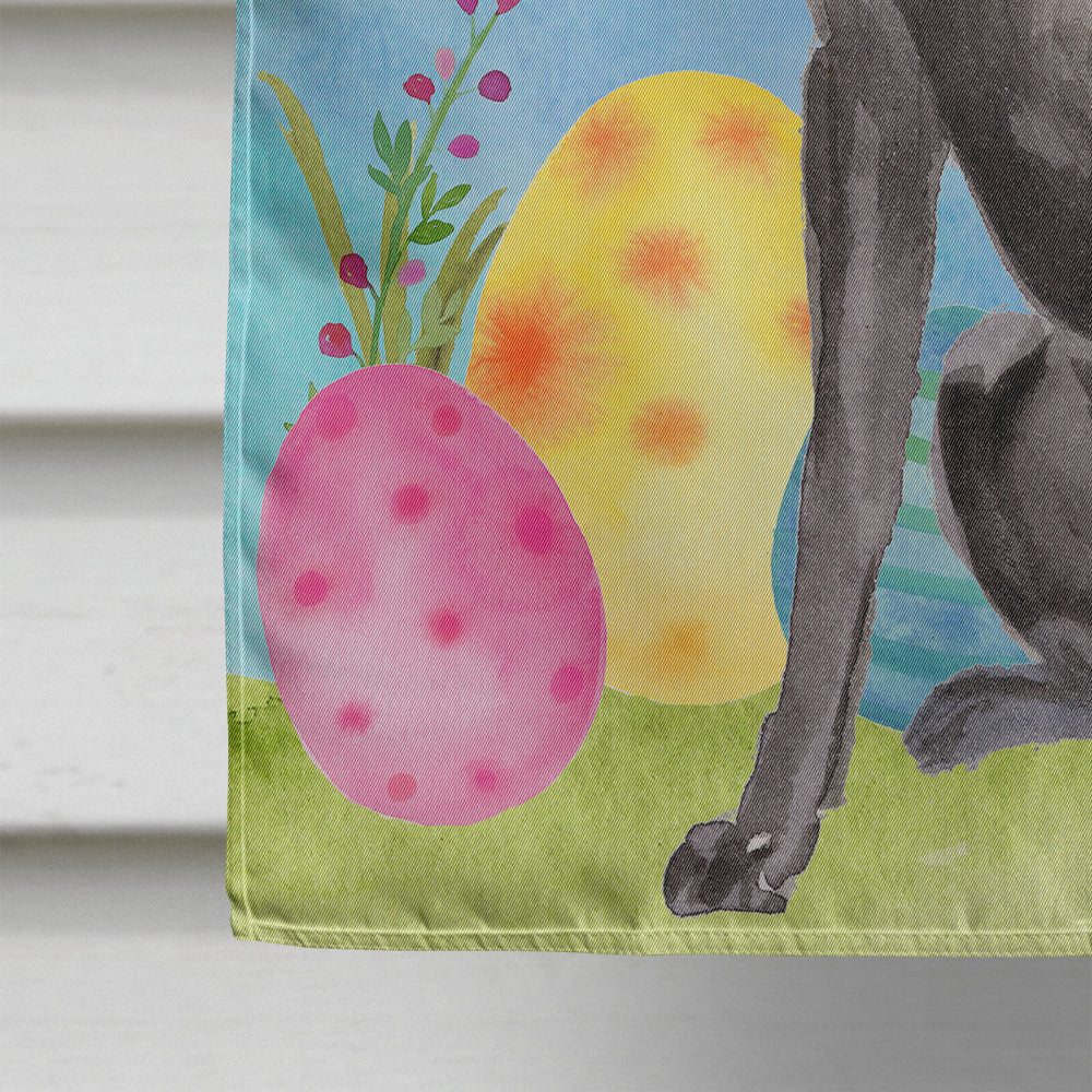 Black Labrador Easter Flag Canvas House Size BB9608CHF  the-store.com.