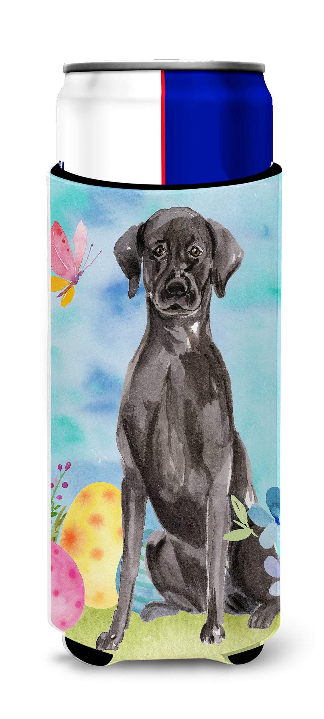 Black Labrador Easter  Ultra Hugger for slim cans BB9608MUK  the-store.com.